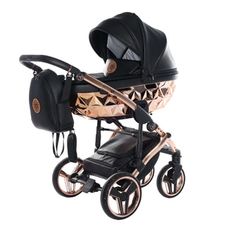 Junama air Rose Gold — 2-in-1 travel system, made in Europe | Butterflies Baby UK
