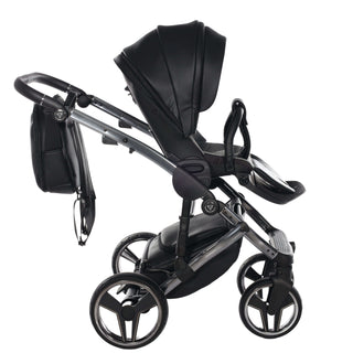 Junama black — pram & pushchair set, made in Europe | Butterflies Baby UK