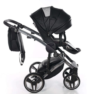 Junama black — pram & pushchair set, made in Europe | Butterflies Baby UK