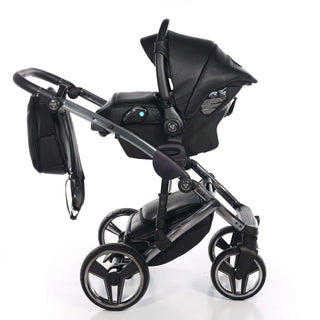 Junama black — pram & pushchair set, made in Europe | Butterflies Baby UK