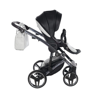 Junama glitter black — pram & pushchair set, made in Europe | Butterflies Baby UK