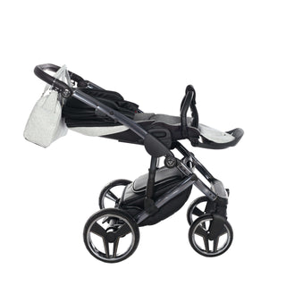 Junama glitter black — pram & pushchair set, made in Europe | Butterflies Baby UK