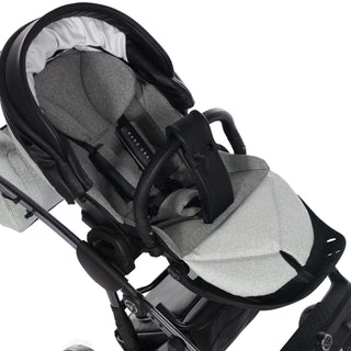 Junama glitter black — pram & pushchair set, made in Europe | Butterflies Baby UK