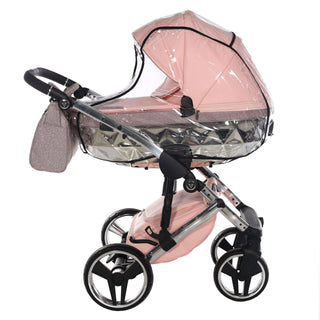Junama glitter pink — pram & pushchair set, made in Europe | Butterflies Baby UK