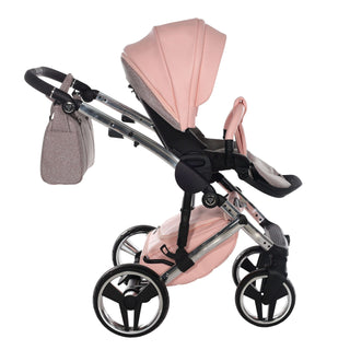 Junama glitter pink — pram & pushchair set, made in Europe | Butterflies Baby UK