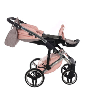 Junama glitter pink — pram & pushchair set, made in Europe | Butterflies Baby UK
