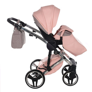 Junama glitter pink — pram & pushchair set, made in Europe | Butterflies Baby UK