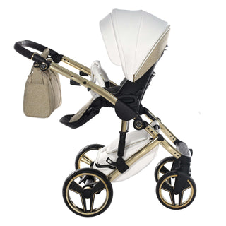Junama glitter gold — pram & pushchair set, made in Europe | Butterflies Baby UK