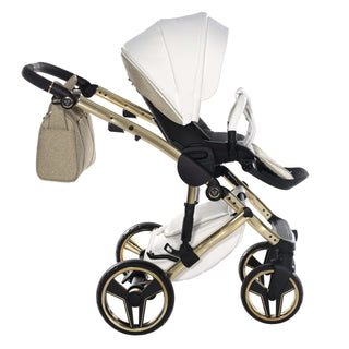 Junama glitter gold — pram & pushchair set, made in Europe | Butterflies Baby UK