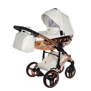 Fluo Individual Mirror White & Rose Gold