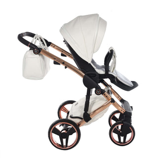 Junama mirror white — pram & pushchair set, made in Europe | Butterflies Baby UK