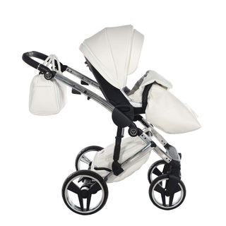 Junama mirror silver — pram & pushchair set, made in Europe | Butterflies Baby UK