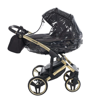 Junama diamond black — pram & pushchair set, made in Europe | Butterflies Baby UK