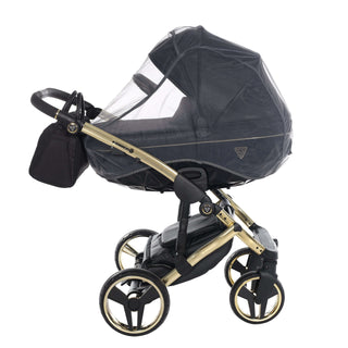 Junama diamond black — pram & pushchair set, made in Europe | Butterflies Baby UK
