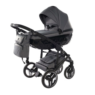 Junama core black — pram & pushchair set, made in Europe | Butterflies Baby UK