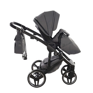 Junama core black — pram & pushchair set, made in Europe | Butterflies Baby UK