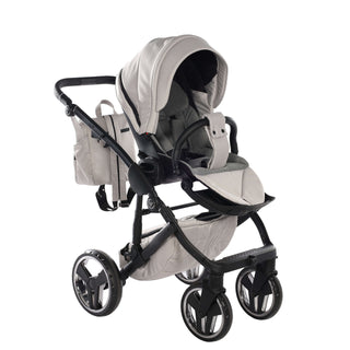 Junama core grey — pram & pushchair set, made in Europe | Butterflies Baby UK