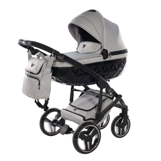 Junama core grey — pram & pushchair set, made in Europe | Butterflies Baby UK