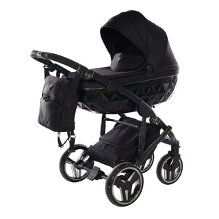 Junama core black — pram & pushchair set, made in Europe | Butterflies Baby UK