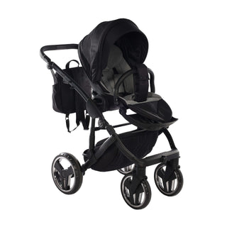 Junama core black — pram & pushchair set, made in Europe | Butterflies Baby UK