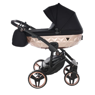 Fluo Individual Satin Black & Rose Gold