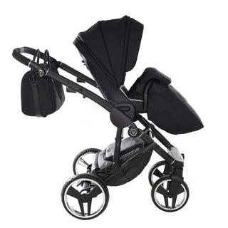 Junama fluo silver — pram & pushchair set, made in Europe | Butterflies Baby UK