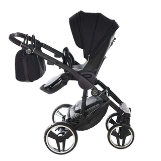 Junama fluo silver — pram & pushchair set, made in Europe | Butterflies Baby UK