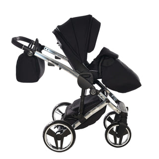 Junama mirror silver — pram & pushchair set, made in Europe | Butterflies Baby UK