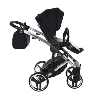 Junama mirror silver — pram & pushchair set, made in Europe | Butterflies Baby UK