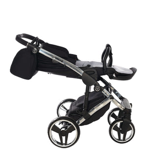 Junama mirror silver — pram & pushchair set, made in Europe | Butterflies Baby UK
