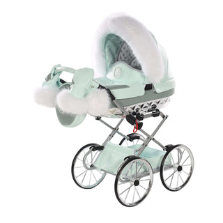 Junama Handcraft Glitter Mint Dolls Pram 4in1 luxury travel system