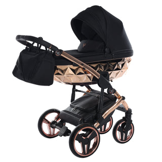 Fluo Individual Mirror Black & Rose Gold
