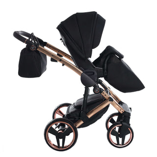 Junama mirror black — pram & pushchair set, made in Europe | Butterflies Baby UK