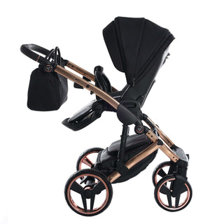Junama mirror black — pram & pushchair set, made in Europe | Butterflies Baby UK