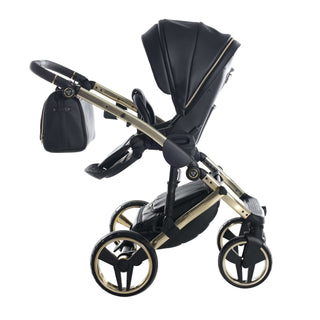 Junama black — pram & pushchair set, made in Europe | Butterflies Baby UK