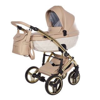 Junama beige — pram & pushchair set, made in Europe | Butterflies Baby UK