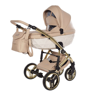 Junama beige — pram & pushchair set, made in Europe | Butterflies Baby UK