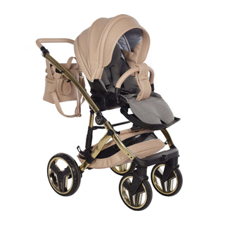 Junama beige — pram & pushchair set, made in Europe | Butterflies Baby UK