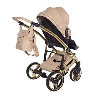 Junama beige — pram & pushchair set, made in Europe | Butterflies Baby UK