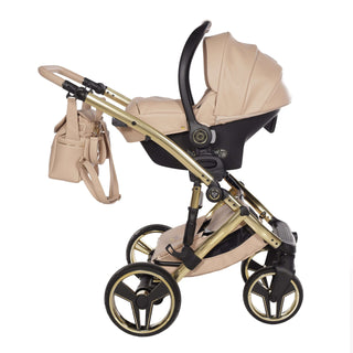 Junama beige — pram & pushchair set, made in Europe | Butterflies Baby UK
