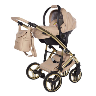 Junama beige — pram & pushchair set, made in Europe | Butterflies Baby UK
