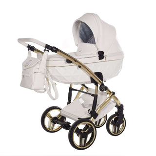 Junama air White — 2-in-1 travel system, made in Europe | Butterflies Baby UK