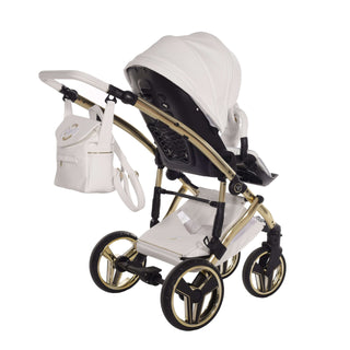 Junama white — pram & pushchair set, made in Europe | Butterflies Baby UK
