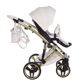Junama white — pram & pushchair set, made in Europe | Butterflies Baby UK