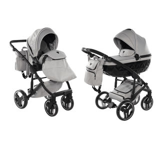 Junama core grey — pram & pushchair set, made in Europe | Butterflies Baby UK