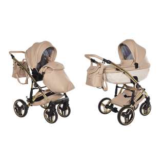 Junama beige — pram & pushchair set, made in Europe | Butterflies Baby UK