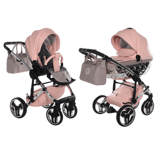 Junama glitter pink — pram & pushchair set, made in Europe | Butterflies Baby UK