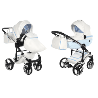 Junama blue — pram & pushchair set, made in Europe | Butterflies Baby UK