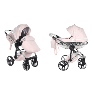 Junama pink — pram & pushchair set, made in Europe | Butterflies Baby UK