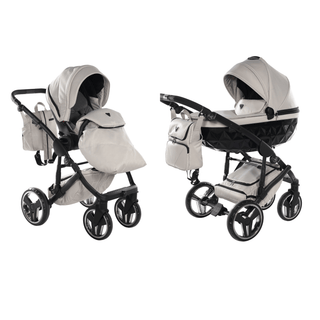 Junama core grey — pram & pushchair set, made in Europe | Butterflies Baby UK